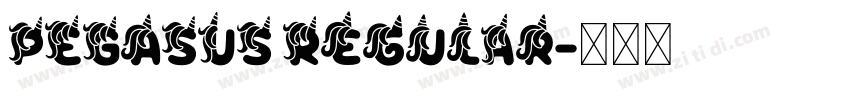 PEGASUS Regular字体转换